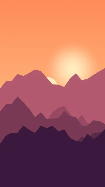 Fantasy Sunset Mountains Wallpapers