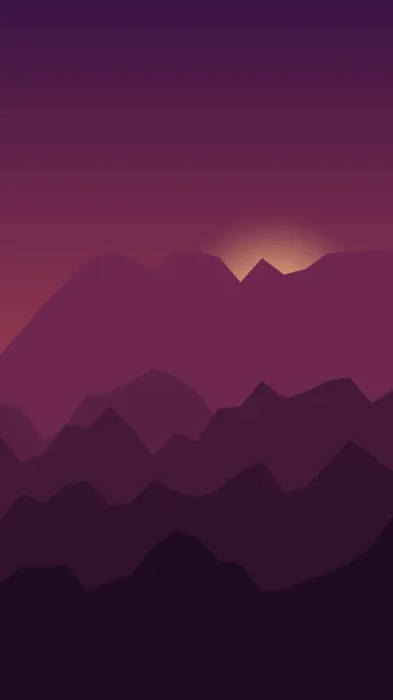 Fantasy Sunset Mountains Wallpapers – Mobile wallpaper 6 (1080×1920)
