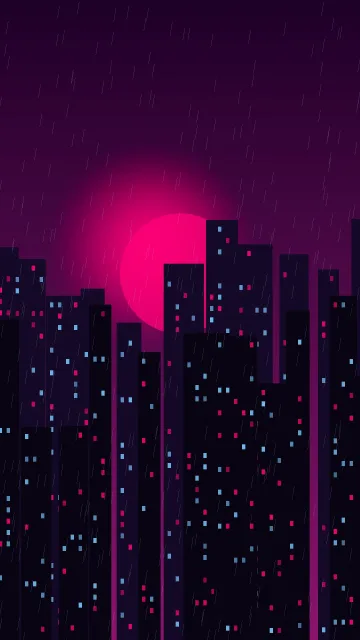 Neon Cyberpunk City Phone Wallpapers – Mobile wallpaper 6 (1080×1920)